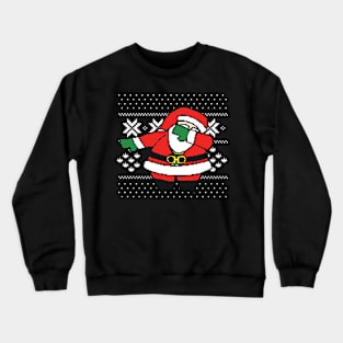 Dabbing Santa Ugly Christmas Crewneck Sweatshirt